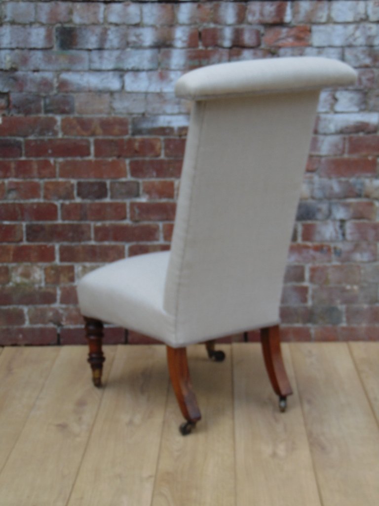 Antique Prayer Chair In Linen For Sale At Pamono Antique Prayer Chair in Linen 7. €488.00 - Antique Prayer Chair In Linen For Sale At Pamono