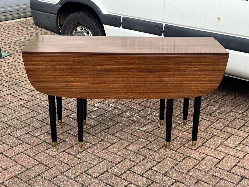 Mid-Century G-Plan Extending Dining Table & 4 Chairs Mid-Century G-Plan ...