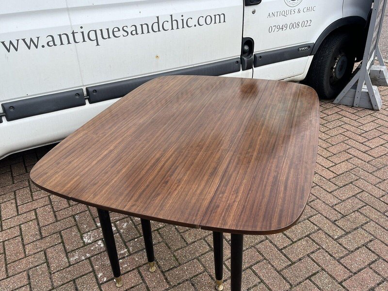 Mid-Century G-Plan Extending Dining Table & 4 Chairs Mid-Century G-Plan ...
