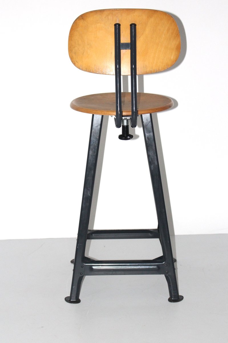 Tabourets, chaises et fauteuils de métier, industriel vintage