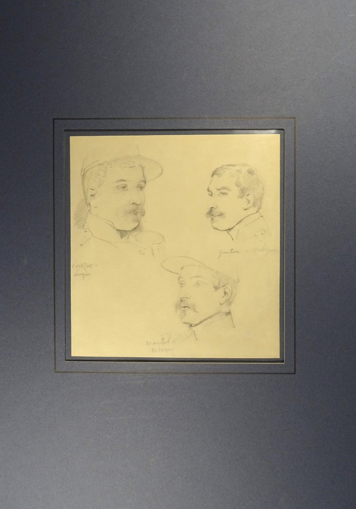 Émile JeanHorace Les Soldats, Pencil Drawing for sale at Pamono
