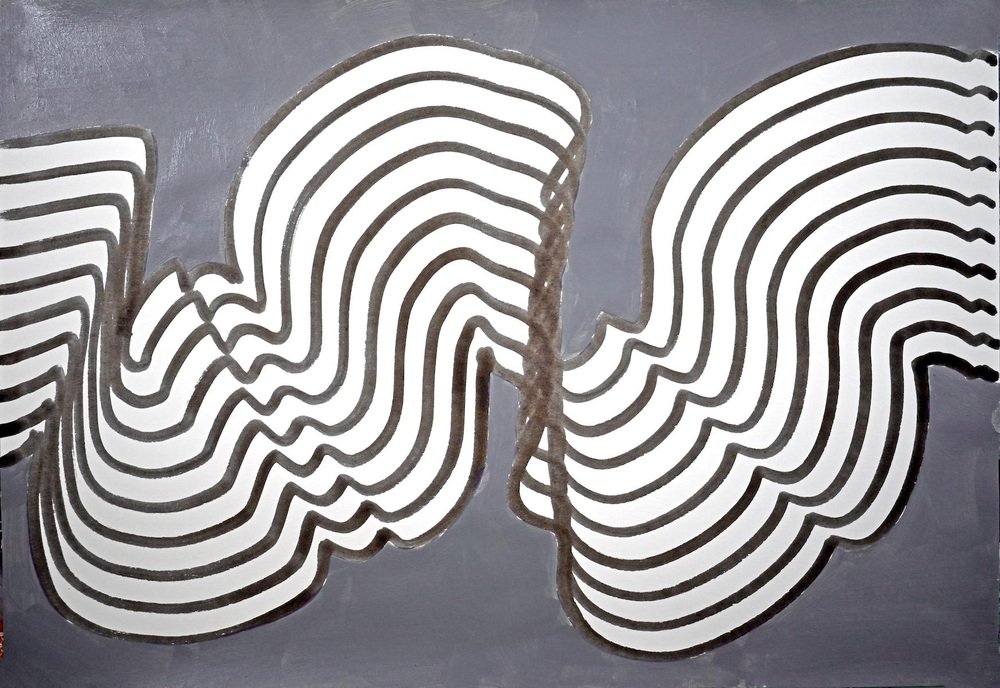 Sumit Mehndiratta, Drawing 412, 2023, Acrylic Paint and Indian Ink on