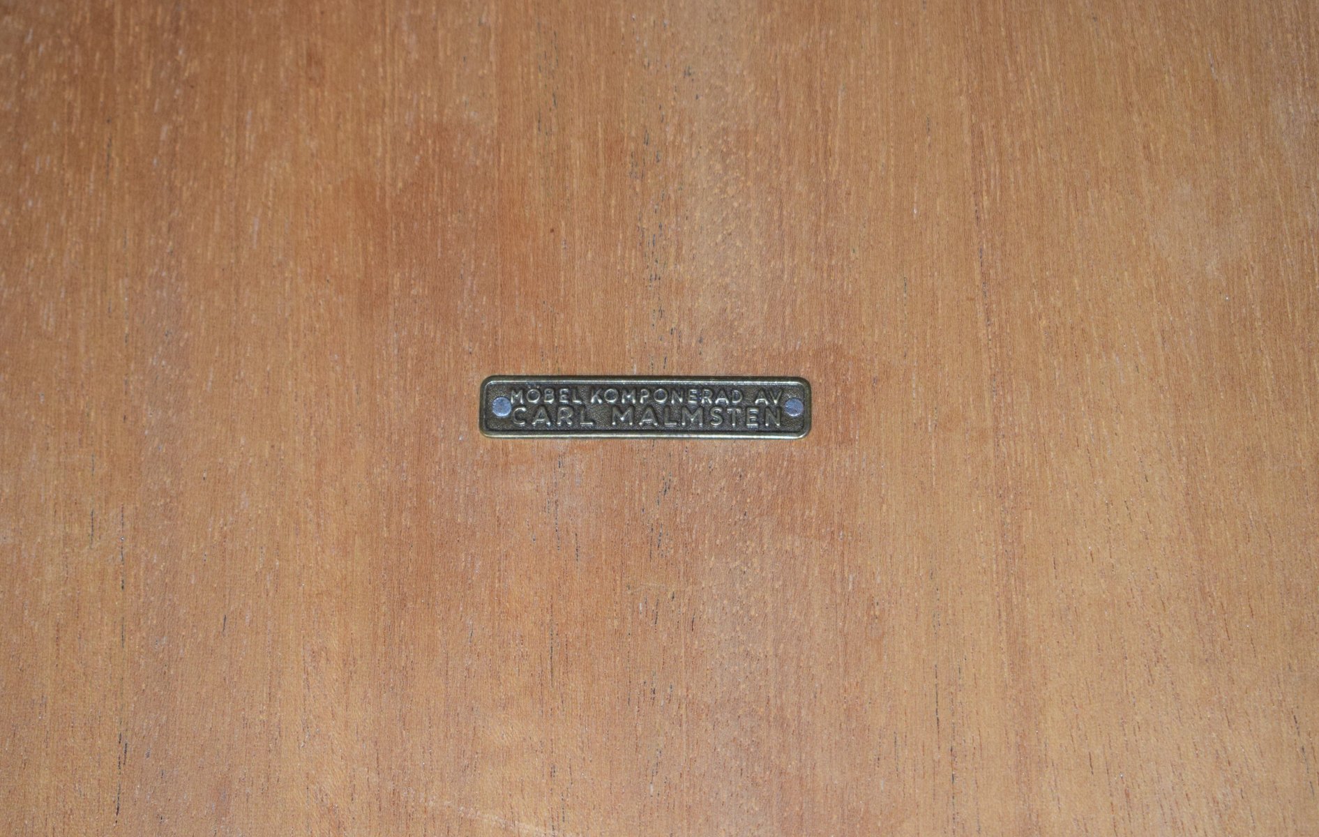 MidCentury Swedish Teak Table Model Ovalen by Carl Malmsten for Mobel