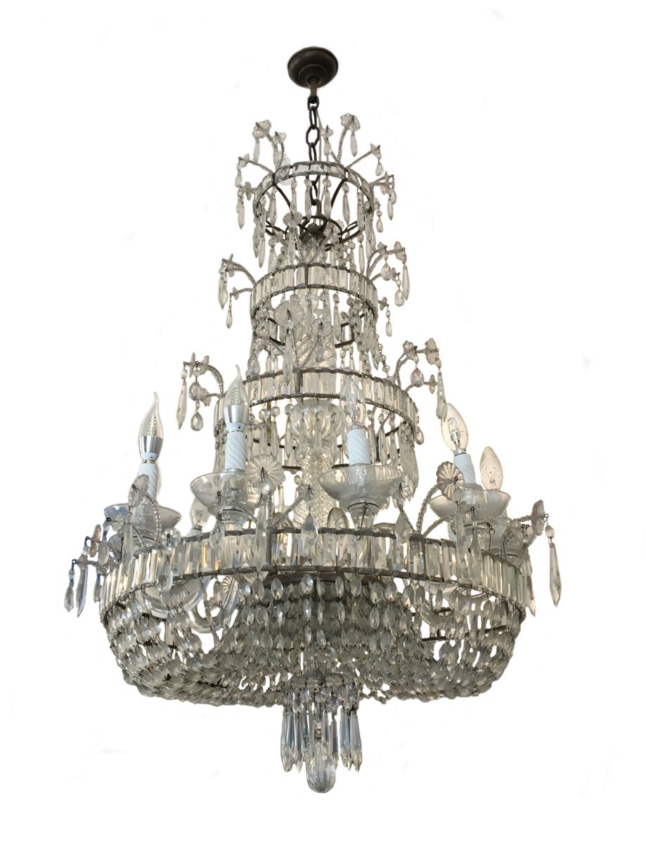 Antique Crystal Chandelier For Sale At Pamono Antique Crystal Chandelier - Antique Crystal Chandelier For Sale At Pamono