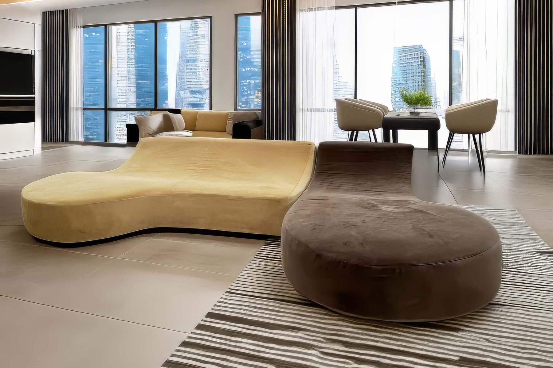 Divani di Minotti Hockney, set di 2 in vendita su Pamono