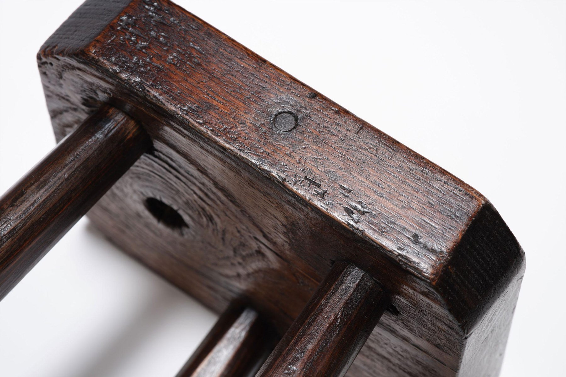 Vintage Milking Stool in Oak for sale at Pamono