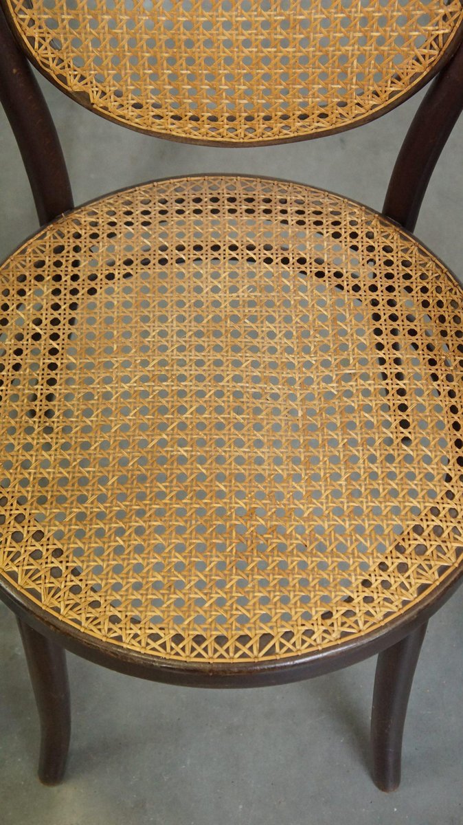 Vintage Art Nouveau Bistro Chairs from Set of 4 for sale at Pamono