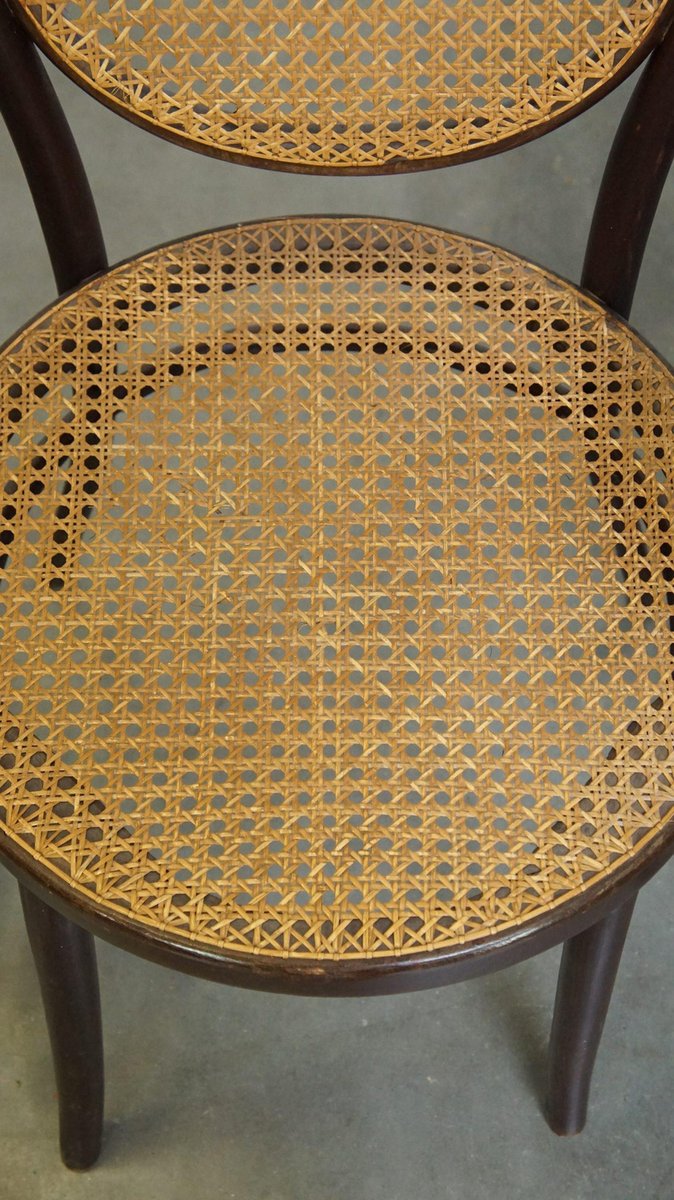 Vintage Art Nouveau Bistro Chairs from Set of 4 for sale at Pamono