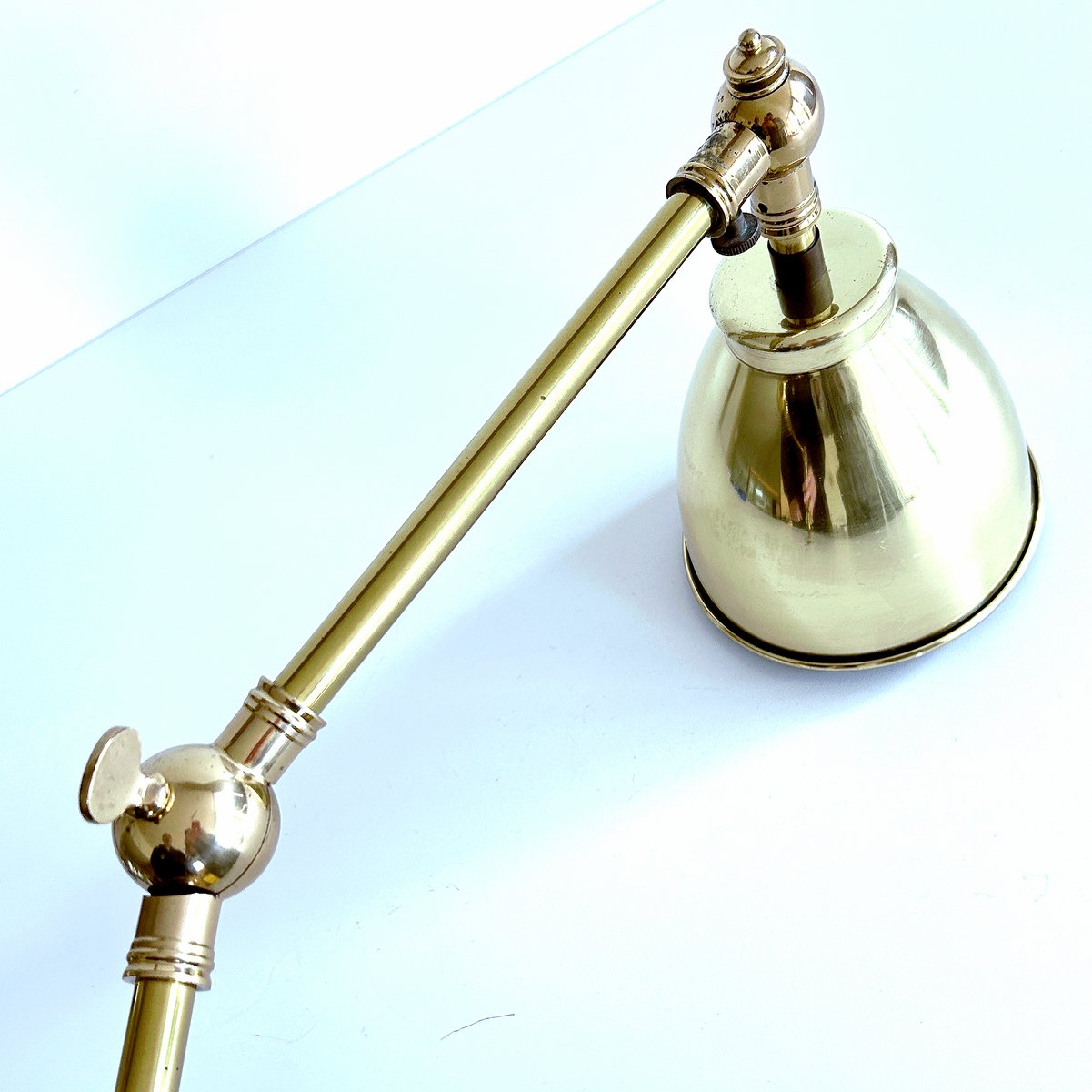 View of French Art Deco Industrial Wall Light, 1940s for sale at Pamono