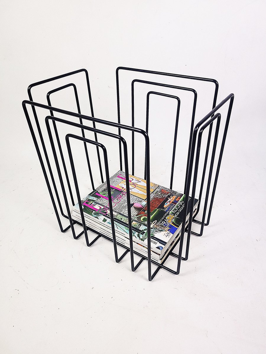 Magazine Rack by Willy Glaeser for Thomas Merlo, 1980s for sale at Pamono