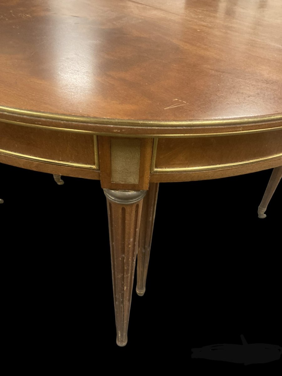 Extendable Round Dining Table, 1890s for sale at Pamono
