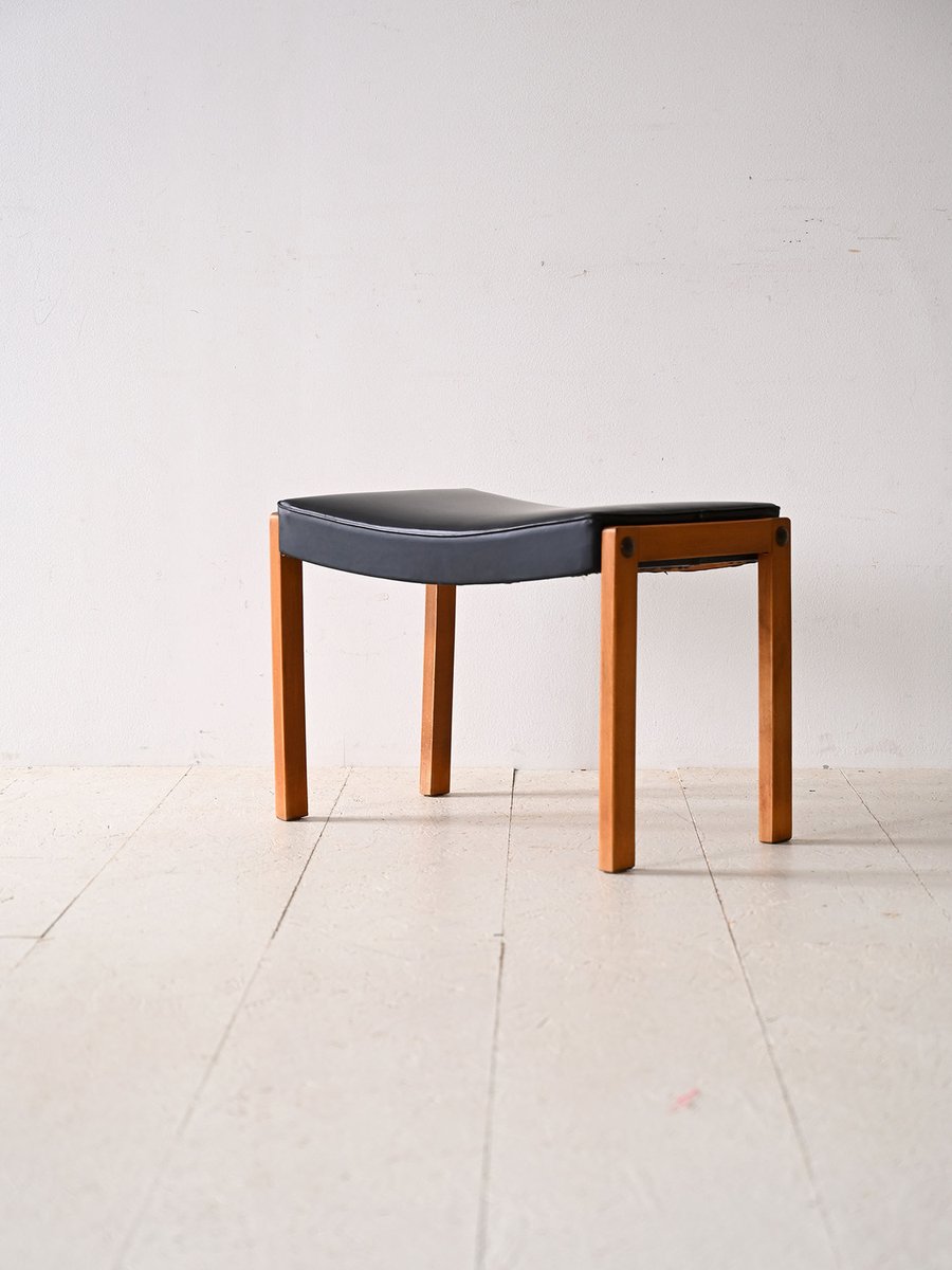 Vintage Scandinavian Stool, 1960s for sale at Pamono