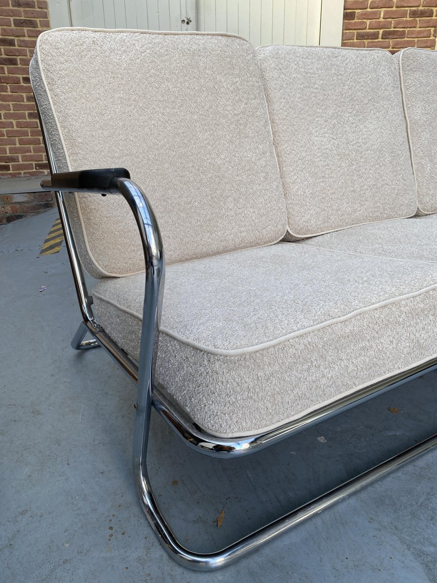 Modernist Chrome Sofa for sale at Pamono