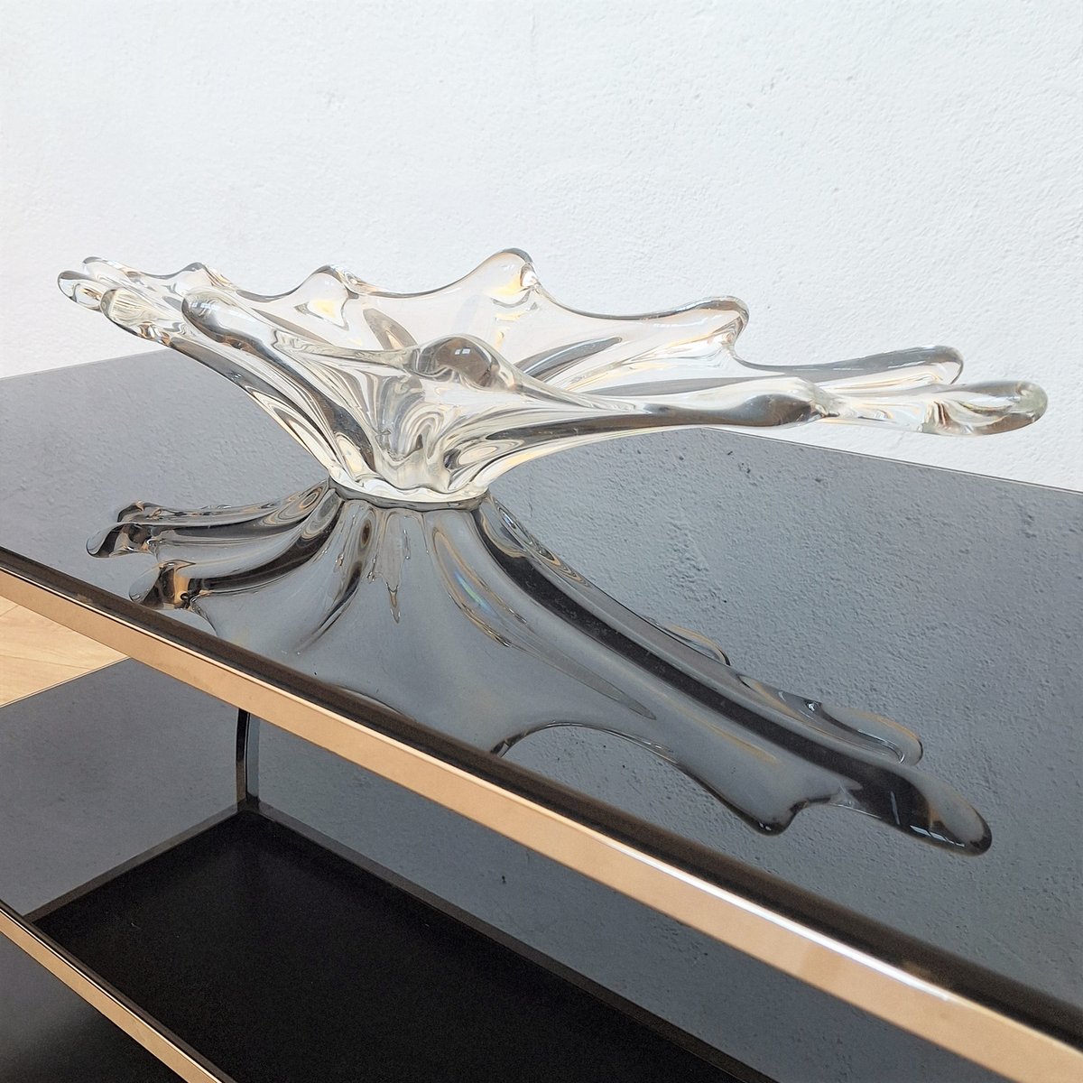 Vintage Glass Bowl from Vallauris, France, 1950s for sale at Pamono