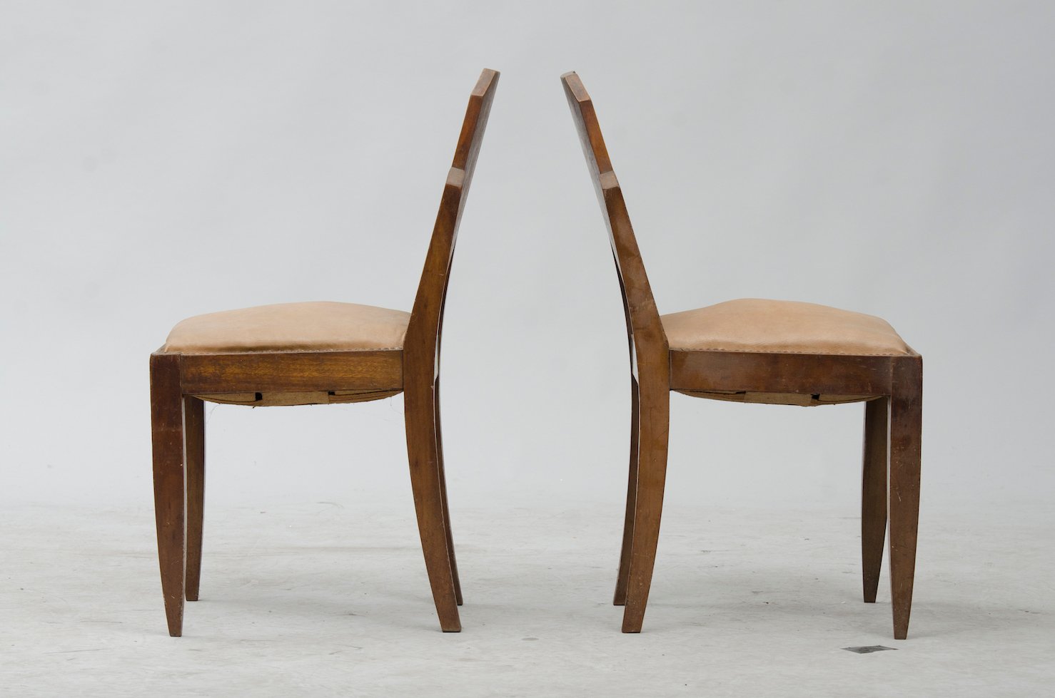 Vintage Art Deco Dining Chairs, Set of 6 for sale at Pamono