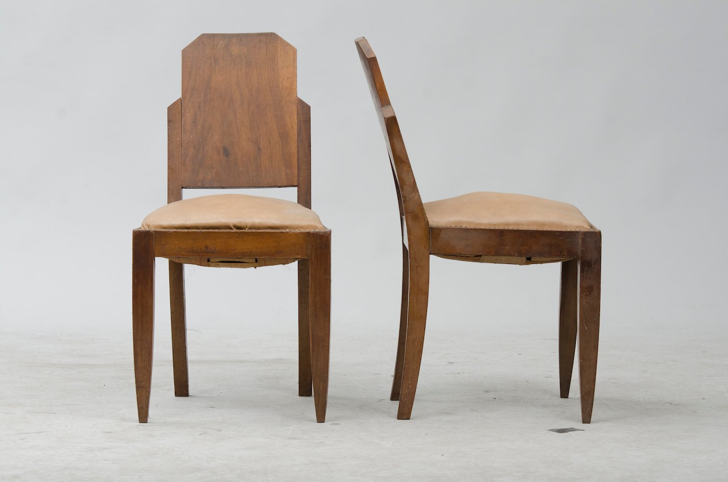 Vintage Art Deco Dining Chairs Set Of 6 For At Pamono Per Set