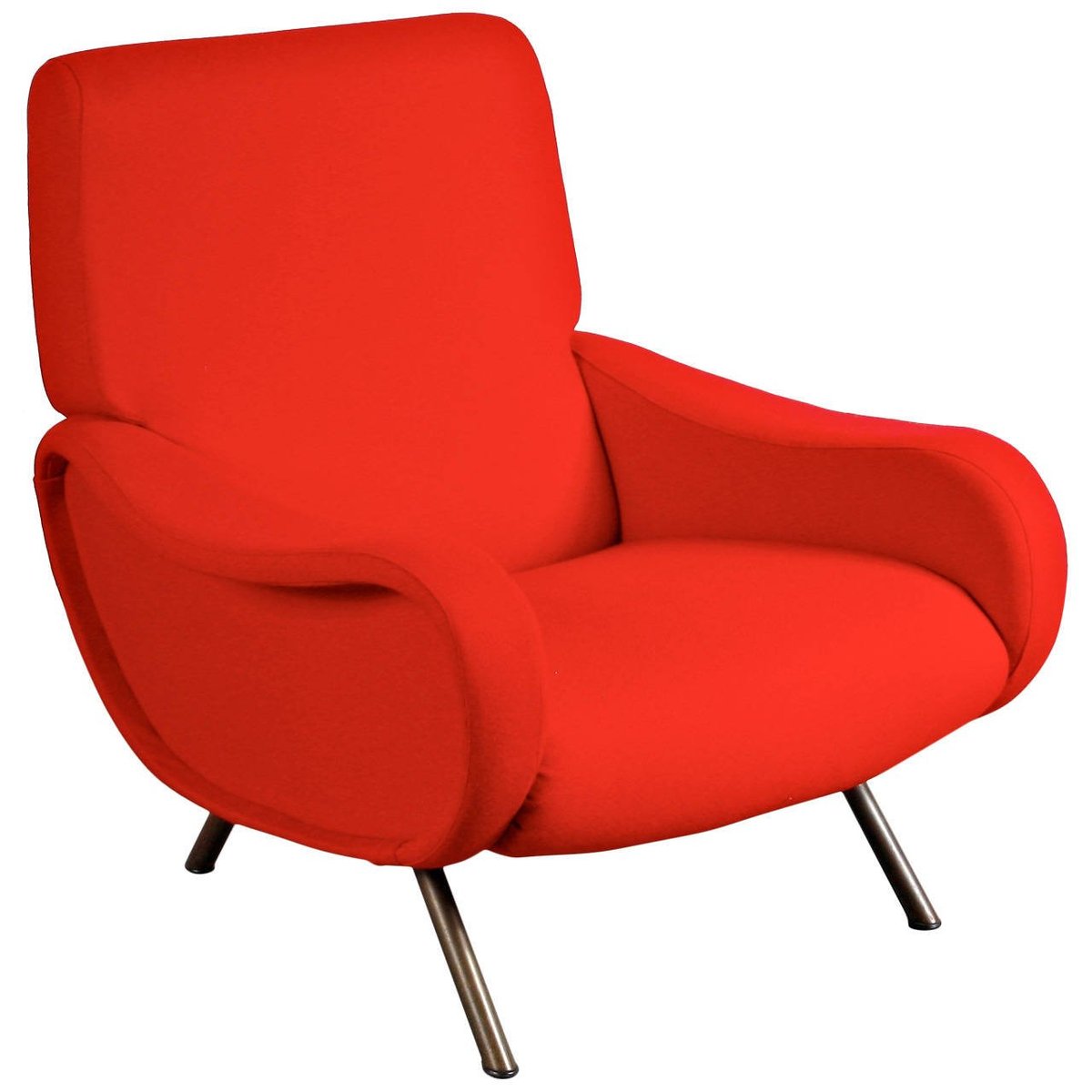 Fauteuil Lady par Marco Zanuso pour Arflex, Italie, 1950s en vente sur Pamono