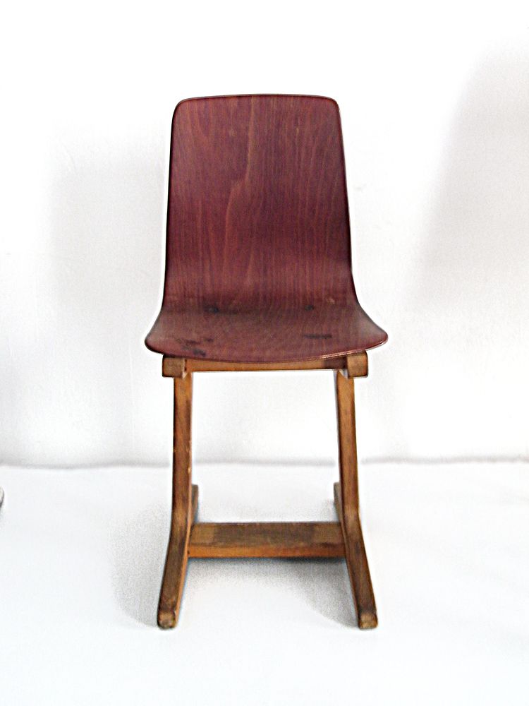 Vintage East German Children S Chair With Molded Seat For Sale At