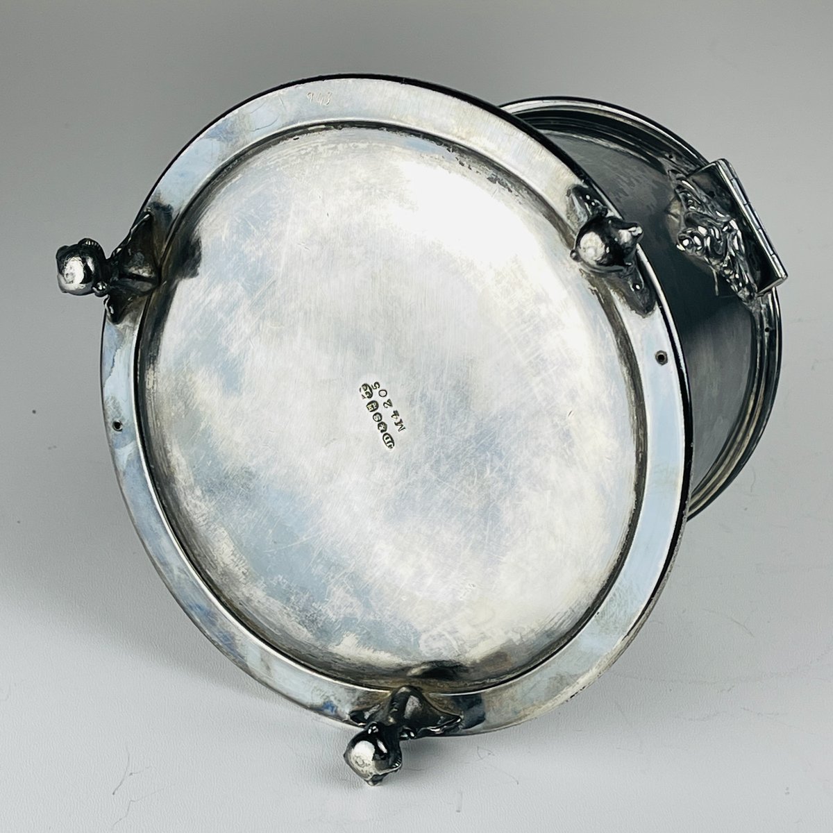 Antique Silver Plated Biscuit Box by James Deakin & Sons, 1890s for ...