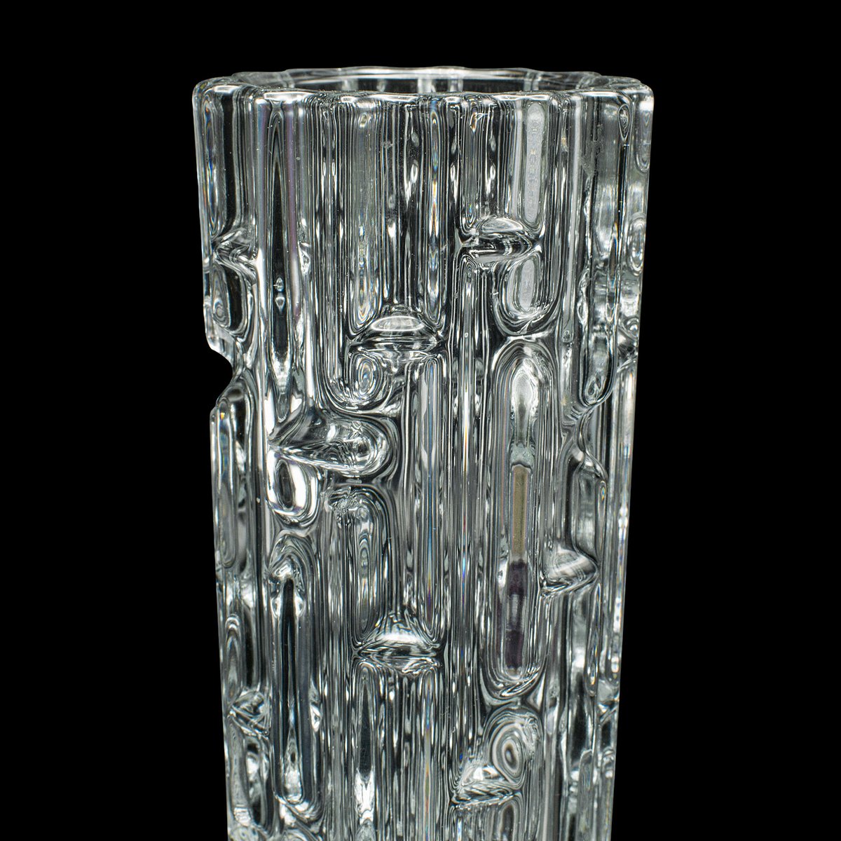 Vintage Vase in Bohemian Art Glass, 1960s for sale at Pamono - Vintage Glass Wall Art Bohemian Style