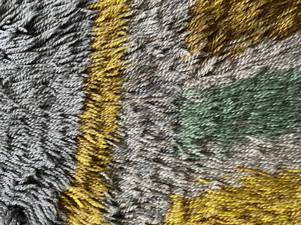 Mid-Century Modern Rya Rug, 1960s for sale at Pamono
