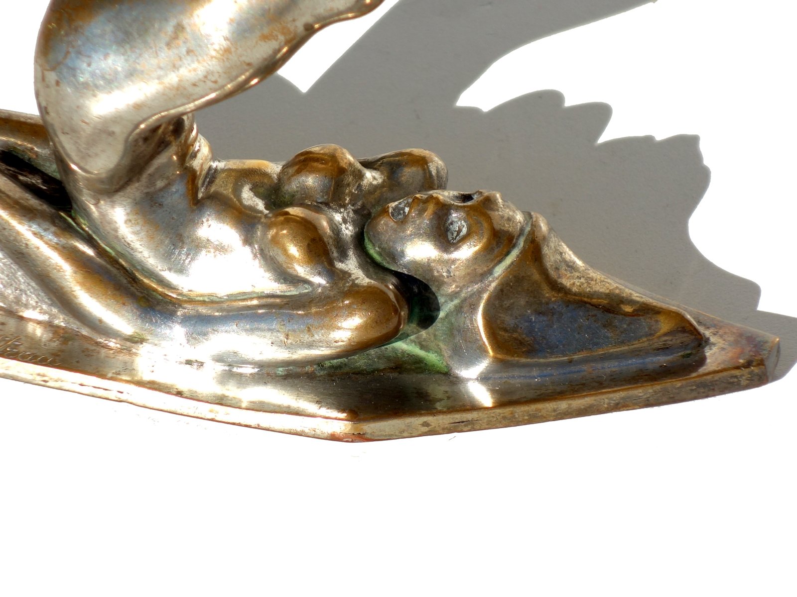 ANCIEN MODÈLE FORD A Caille Volante Radiateur Ornement Capot Original - Foto 12