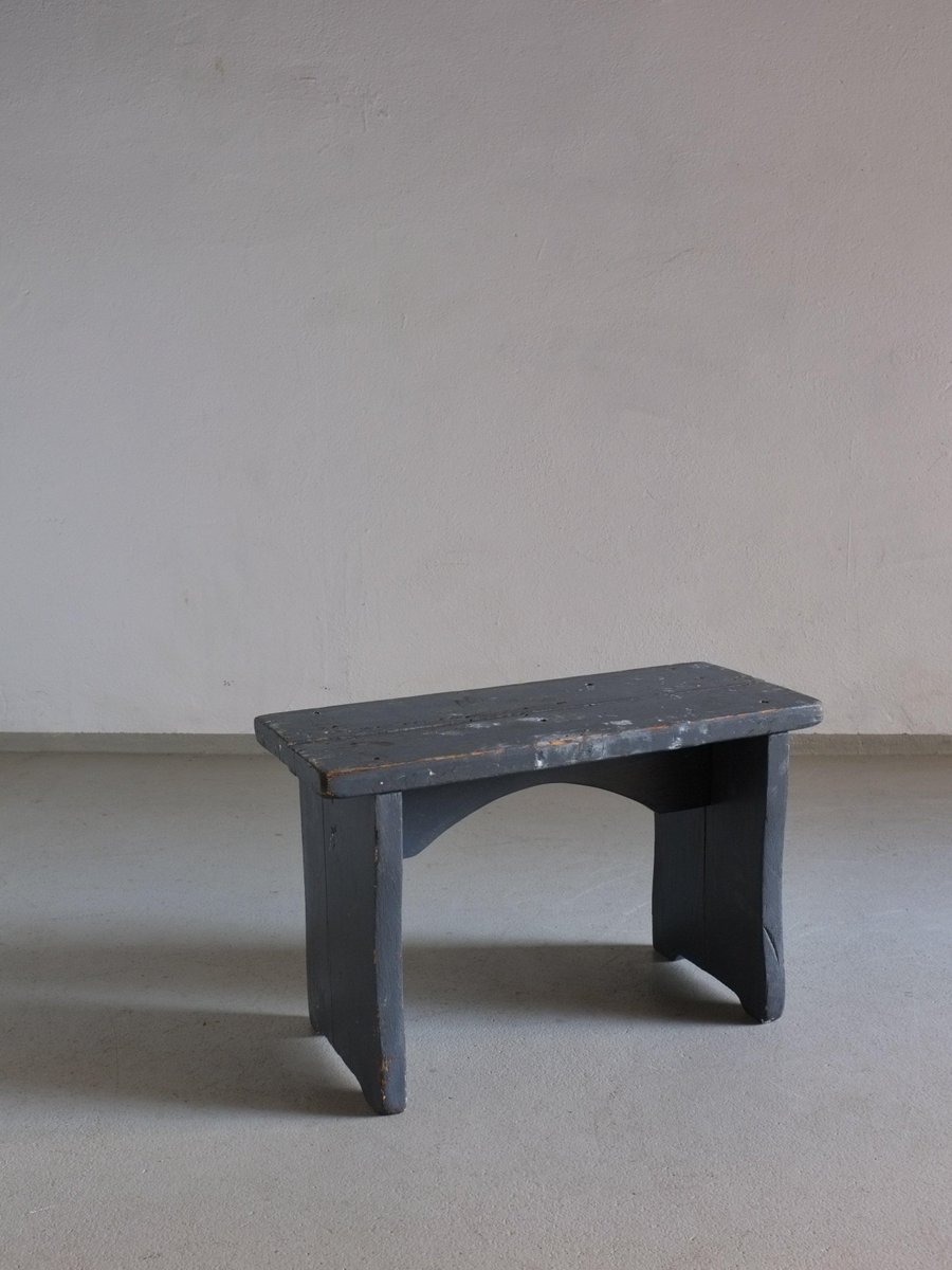 Rustic Gray Bench, 1950s for sale at Pamono