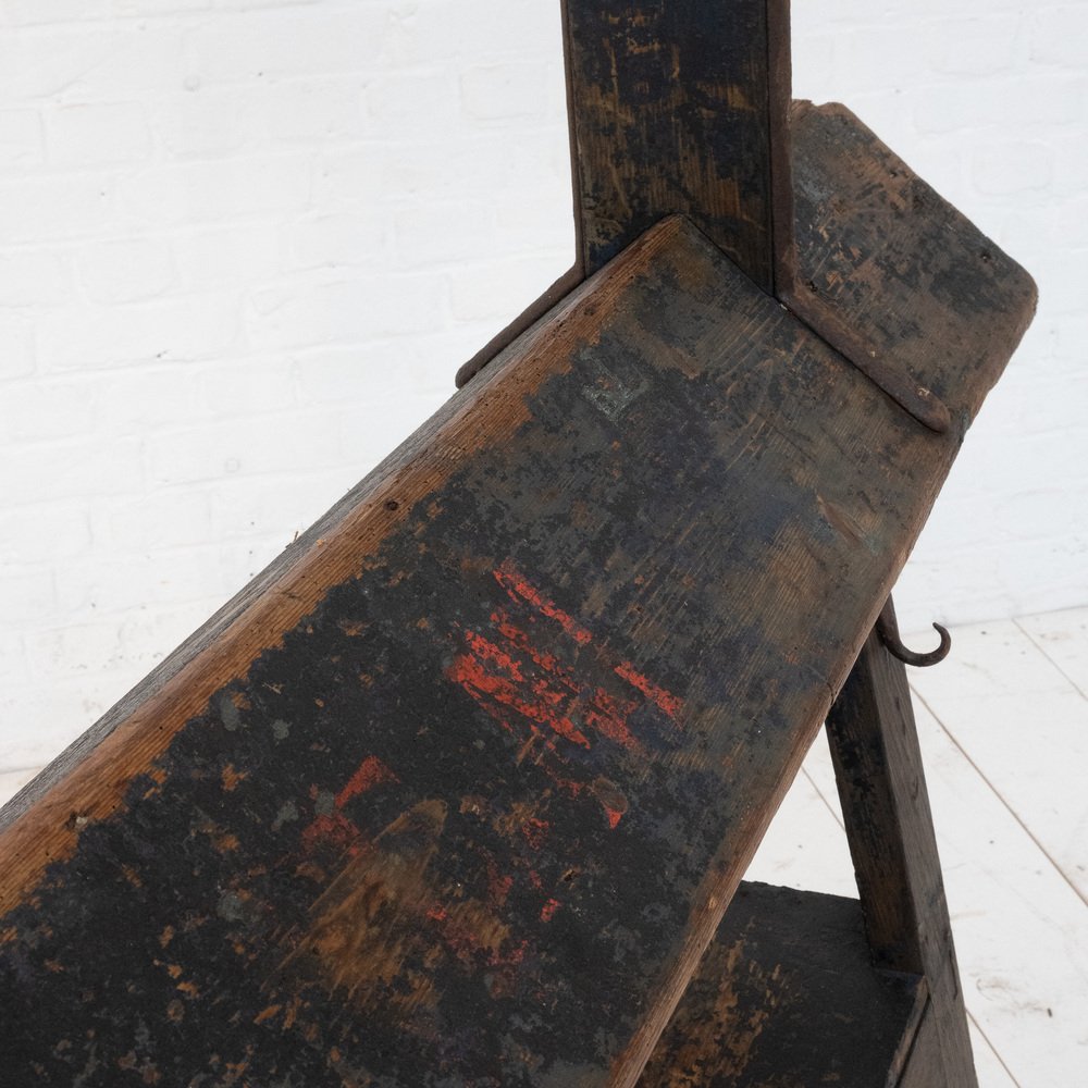 Antique Primitive Wooden Rack, 1890 for sale at Pamono