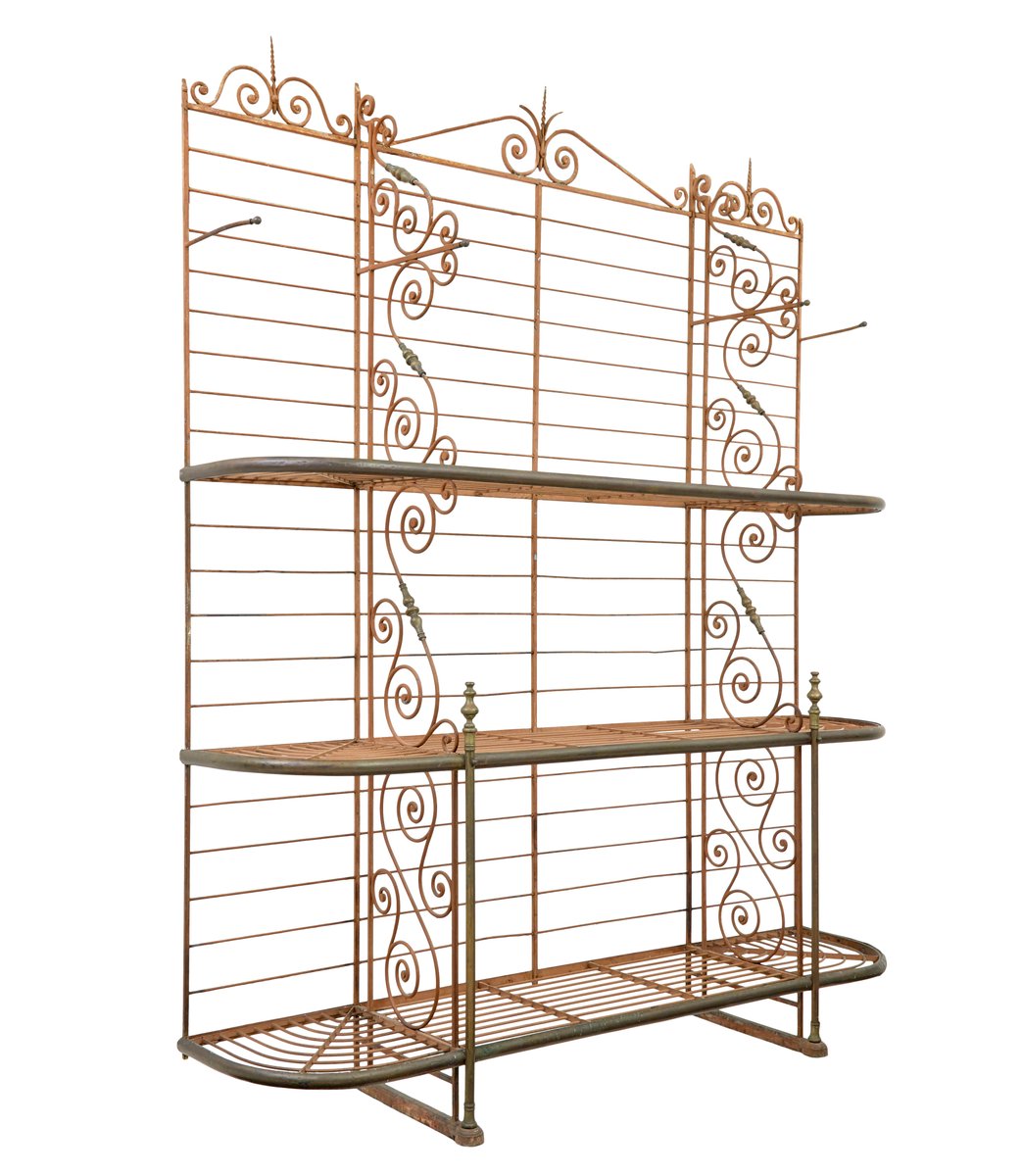 French Bread Racks Antique French Parisienne Boulangers Bread Rack, 1900 for sale at Pamono