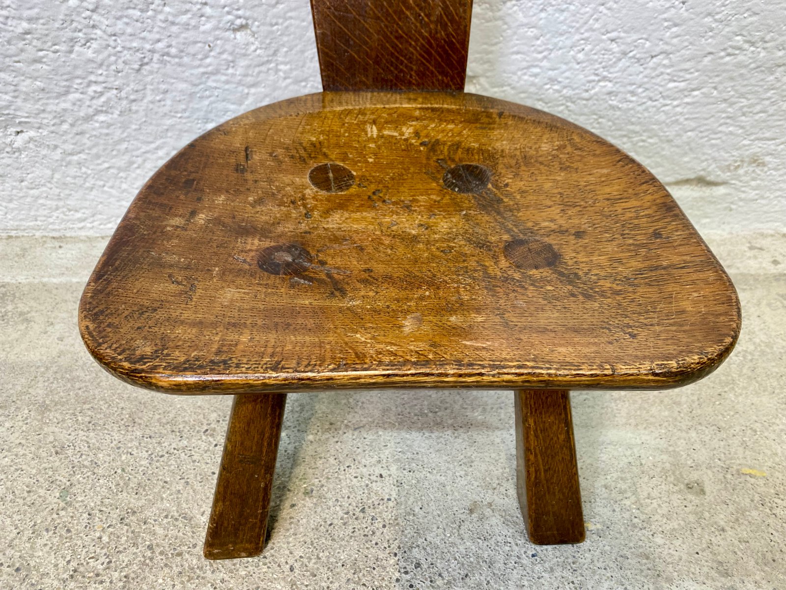 19th Century English Milking Stool for sale at Pamono