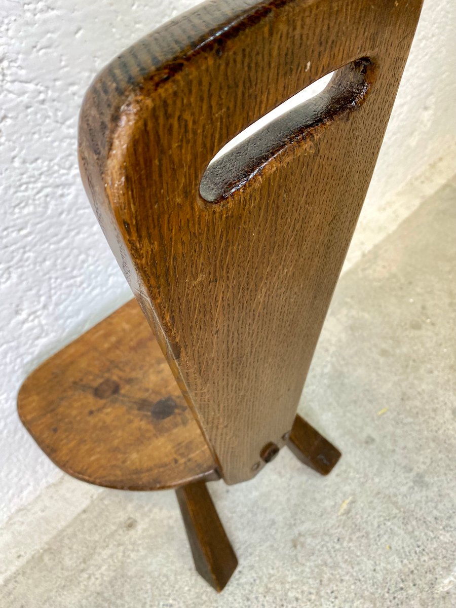 19th Century English Milking Stool for sale at Pamono