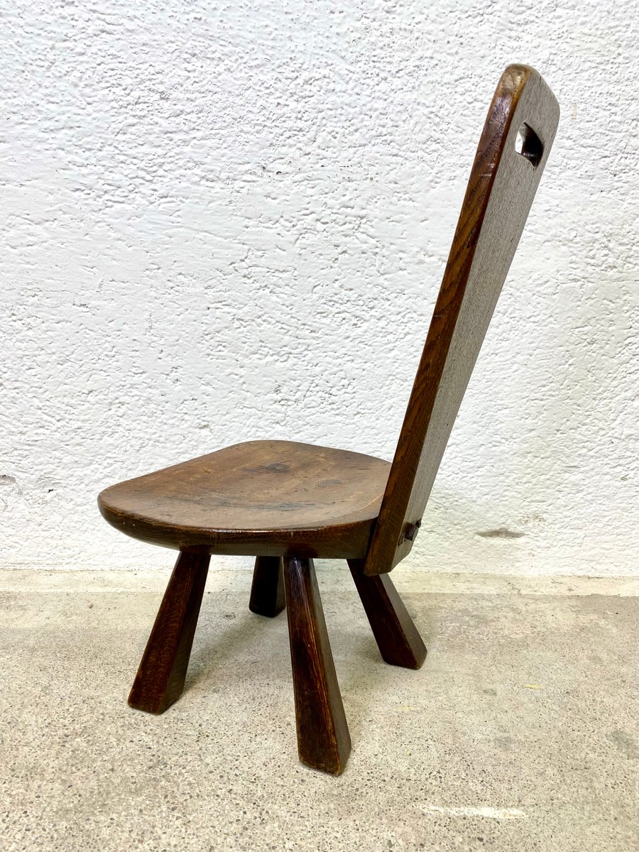 19th Century English Milking Stool for sale at Pamono