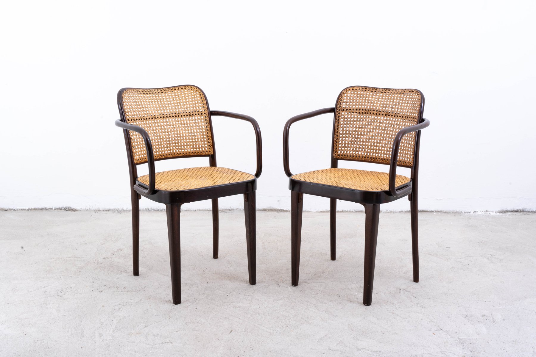 Set of Armchair Model No. A 811/F by Josef Hoffmann for Thonet for sale ...