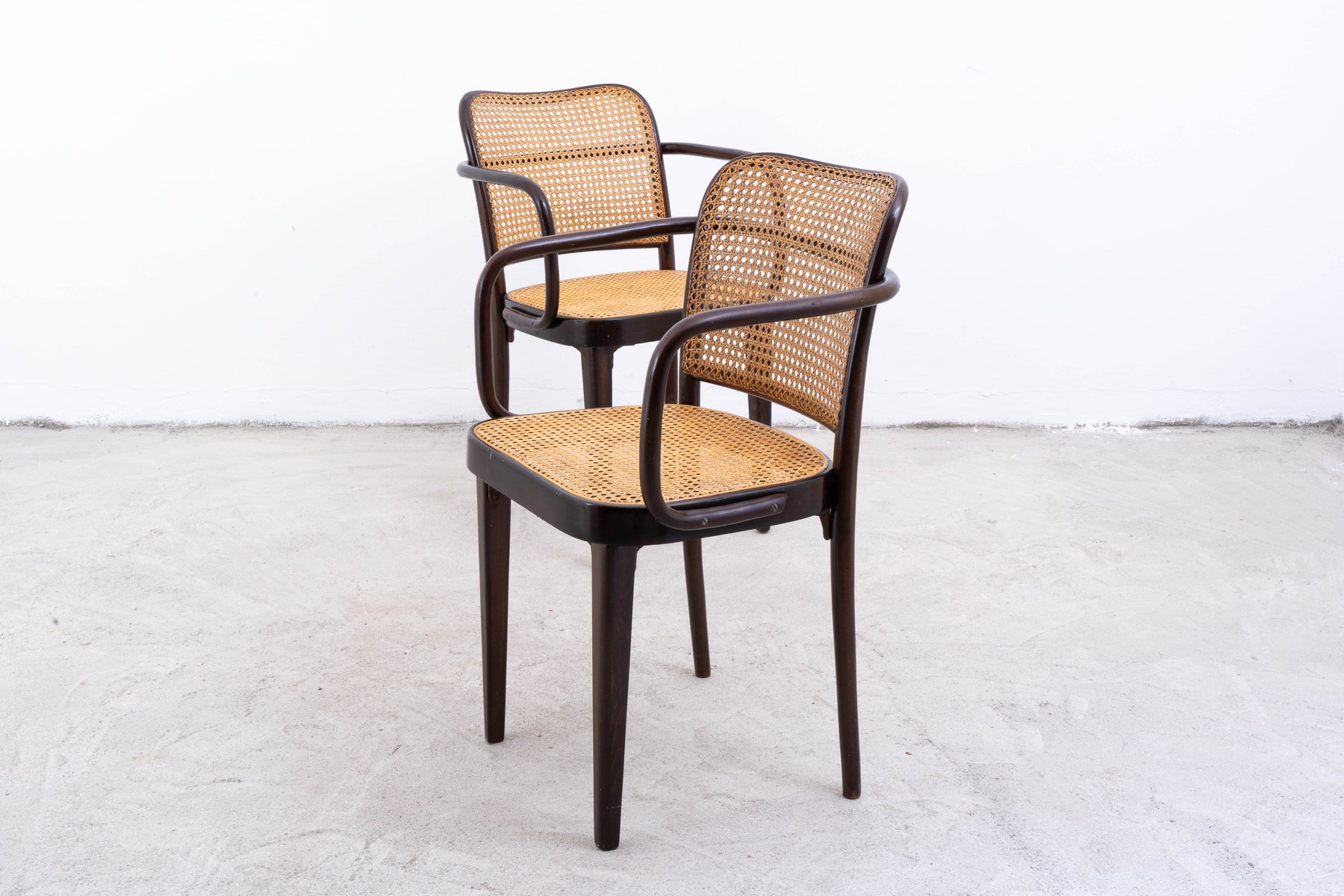Set of Armchair Model No. A 811/F by Josef Hoffmann for Thonet for sale ...