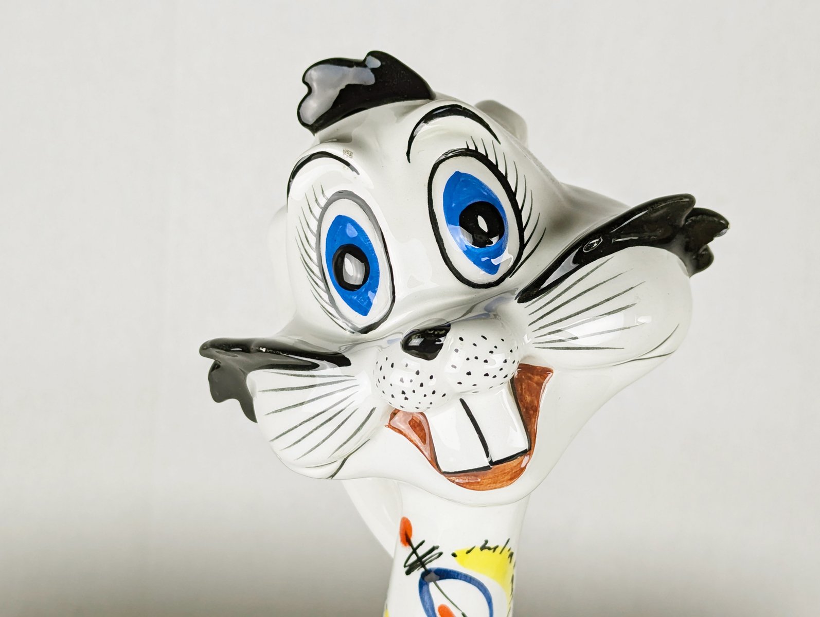 Large Hand Painted Ceramic Rabbit Figurine for Walt Disney, 1962 for ...