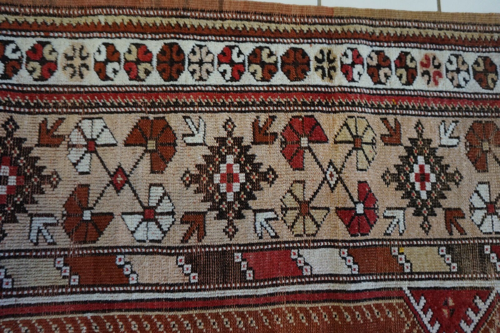 Vintage Turkish Handmade Melas Prayer Rug, 1950s for sale at Pamono