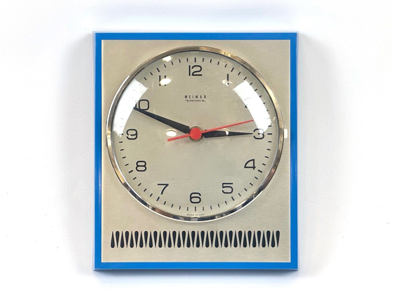 Vintage Kitchen Wall Clock from Weimar, 1970s for sale at Pamono