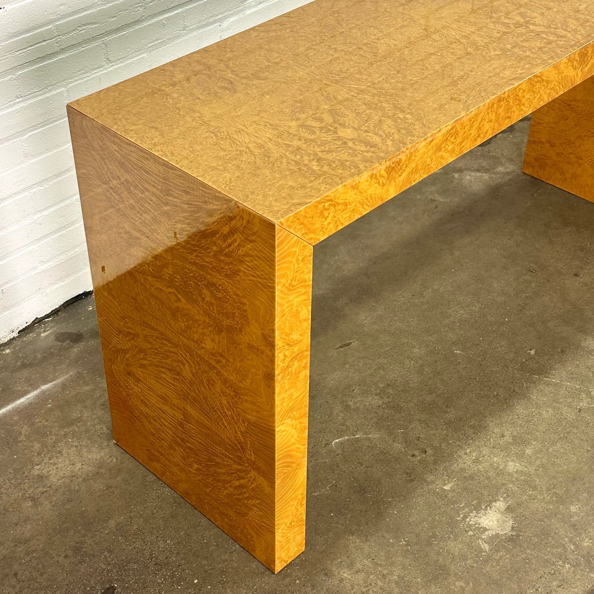Console Table with Burlwood from Selva for sale at Pamono