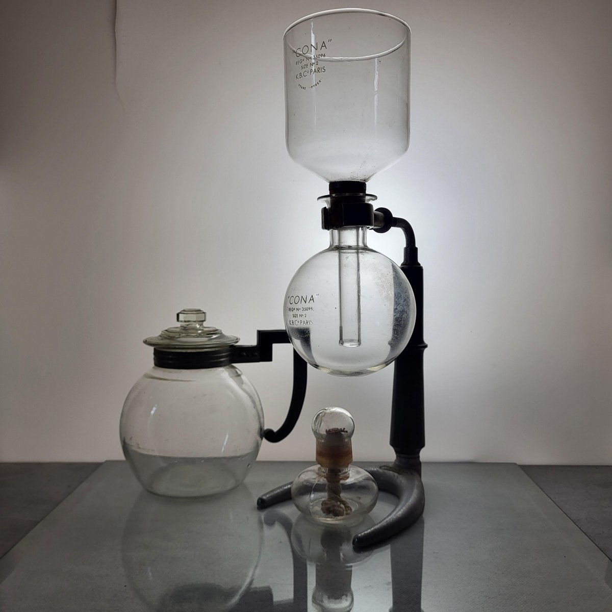 Cafetière électrique Vintage - Design Français 1950 - Métal Argenté