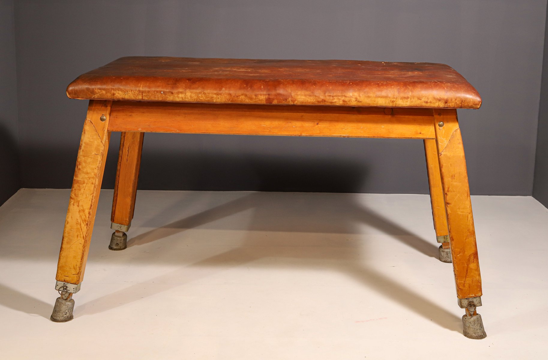 Large Gymnastic Bench, Former Czechoslovakia, 1950s for sale at Pamono