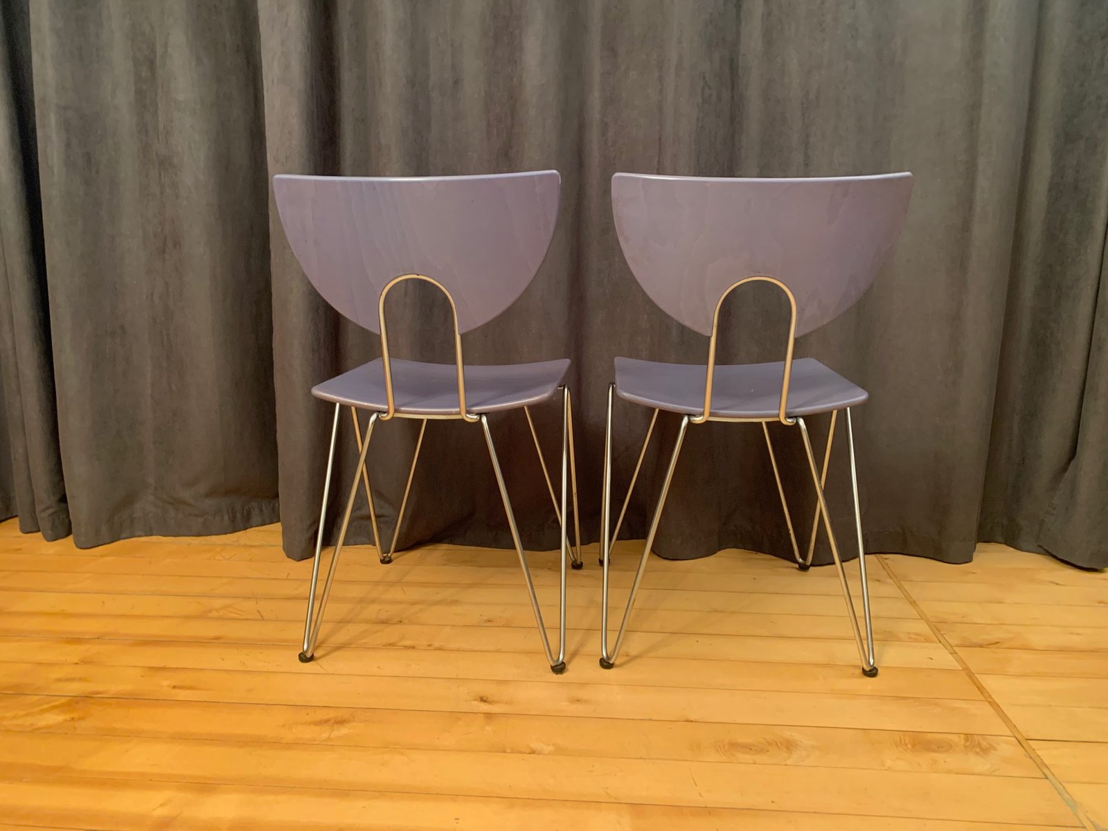 Set of Mikado 1800 Chairs by Walter Leeman for Kusch+Co., Germany