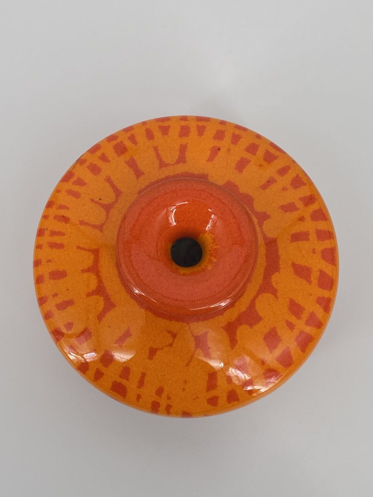 Fat Lava Glasierte Keramikvase von Hutschenreuther, Deutschland, 1970er ...