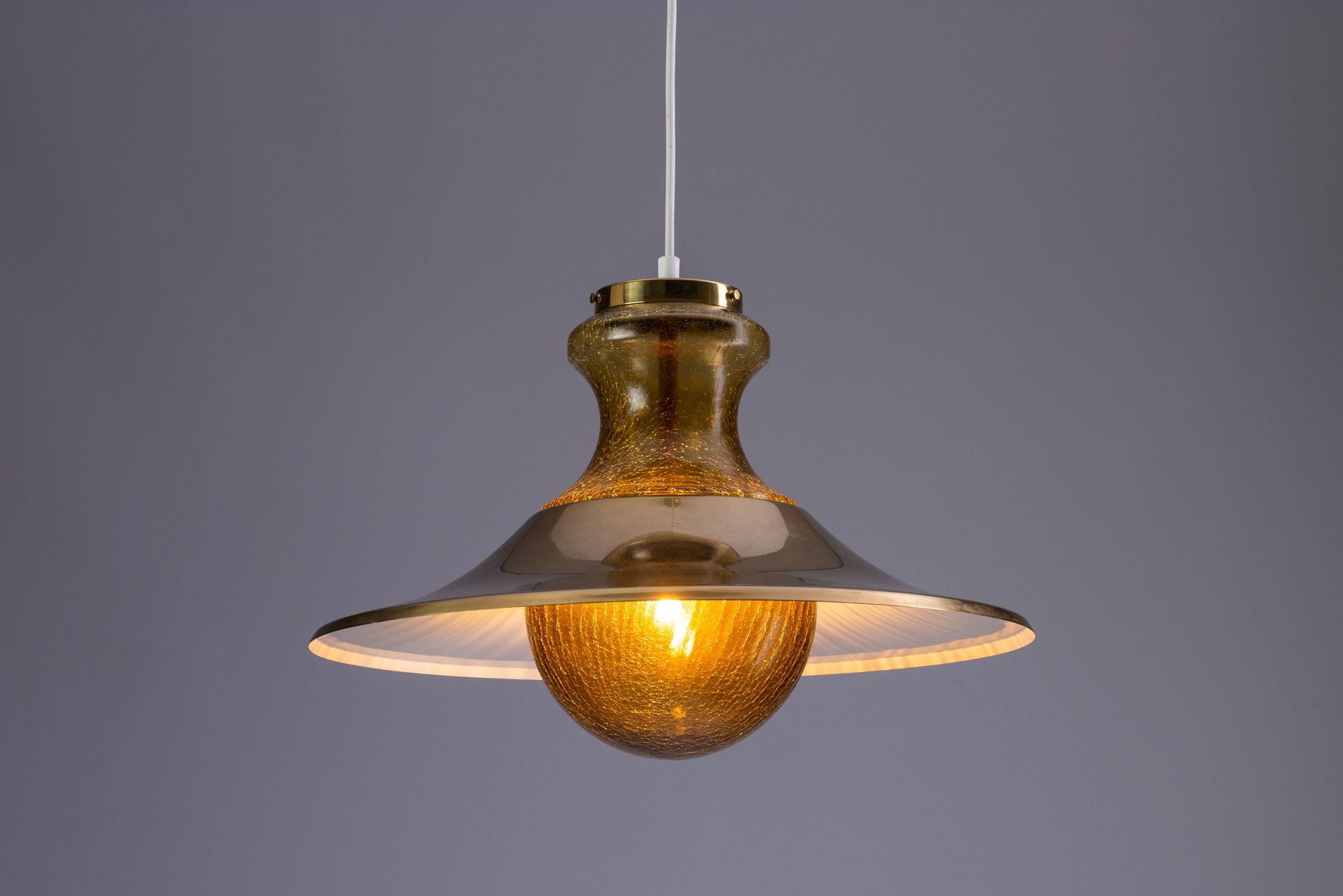 Marbled Large Plain Lampshade - Moss Bubble main image 0