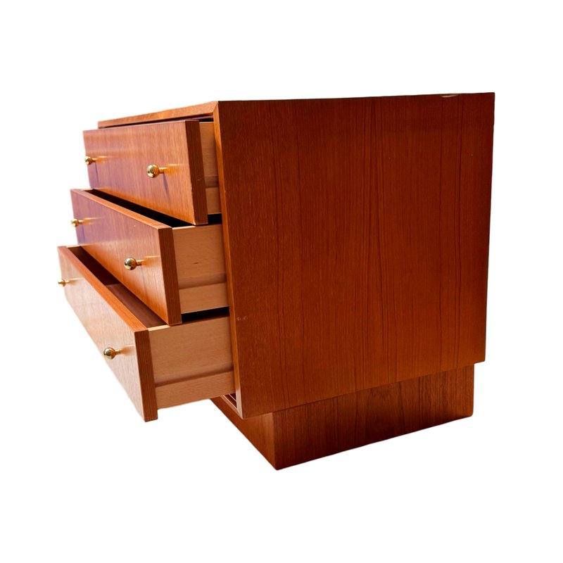 Model 409 Modular Cabinet and Wall Panel in Teak from Wk Möbel, 1960s ...