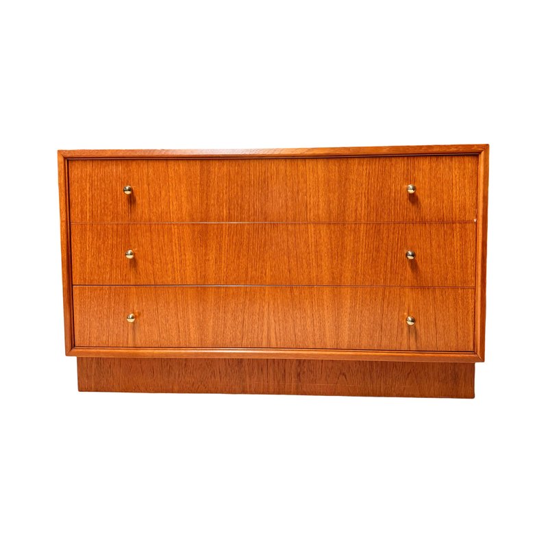 Model 409 Modular Cabinet and Wall Panel in Teak from Wk Möbel, 1960s ...