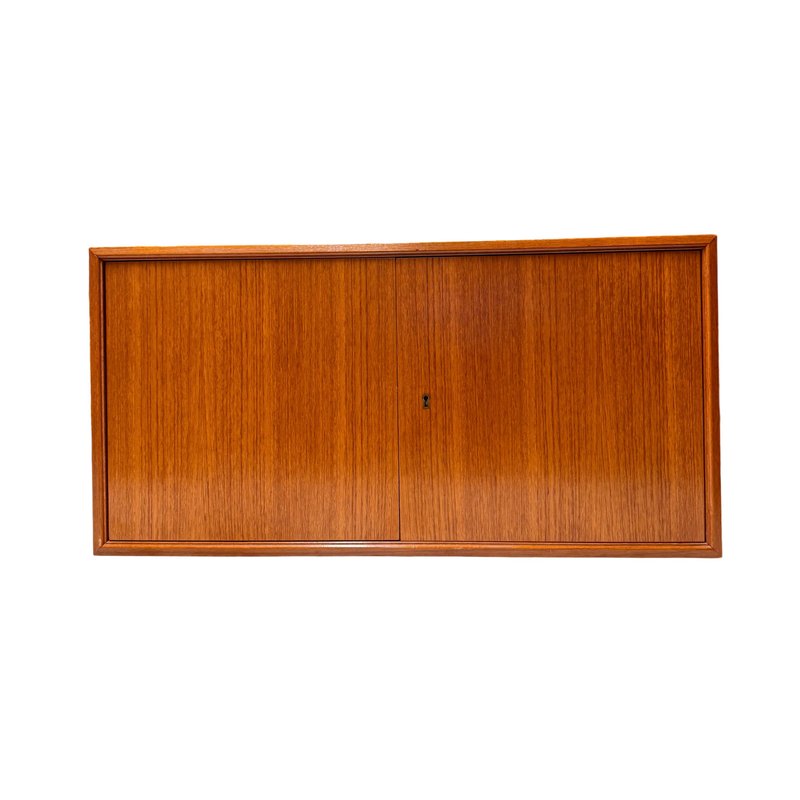 Model 409 Modular Cabinet and Wall Panel in Teak from Wk Möbel, 1960s ...