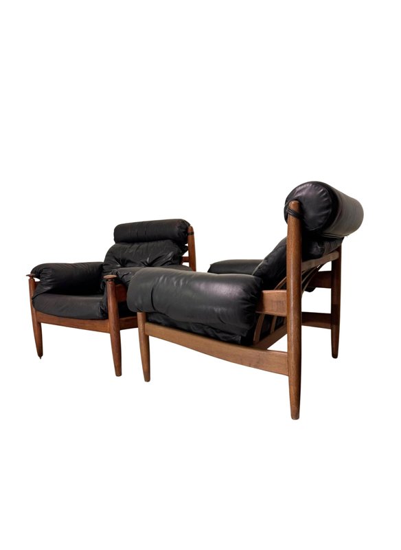 Chaises par Eric Methen pour Ire Møbler, Suède, 1960s, Set de 2 en vente sur