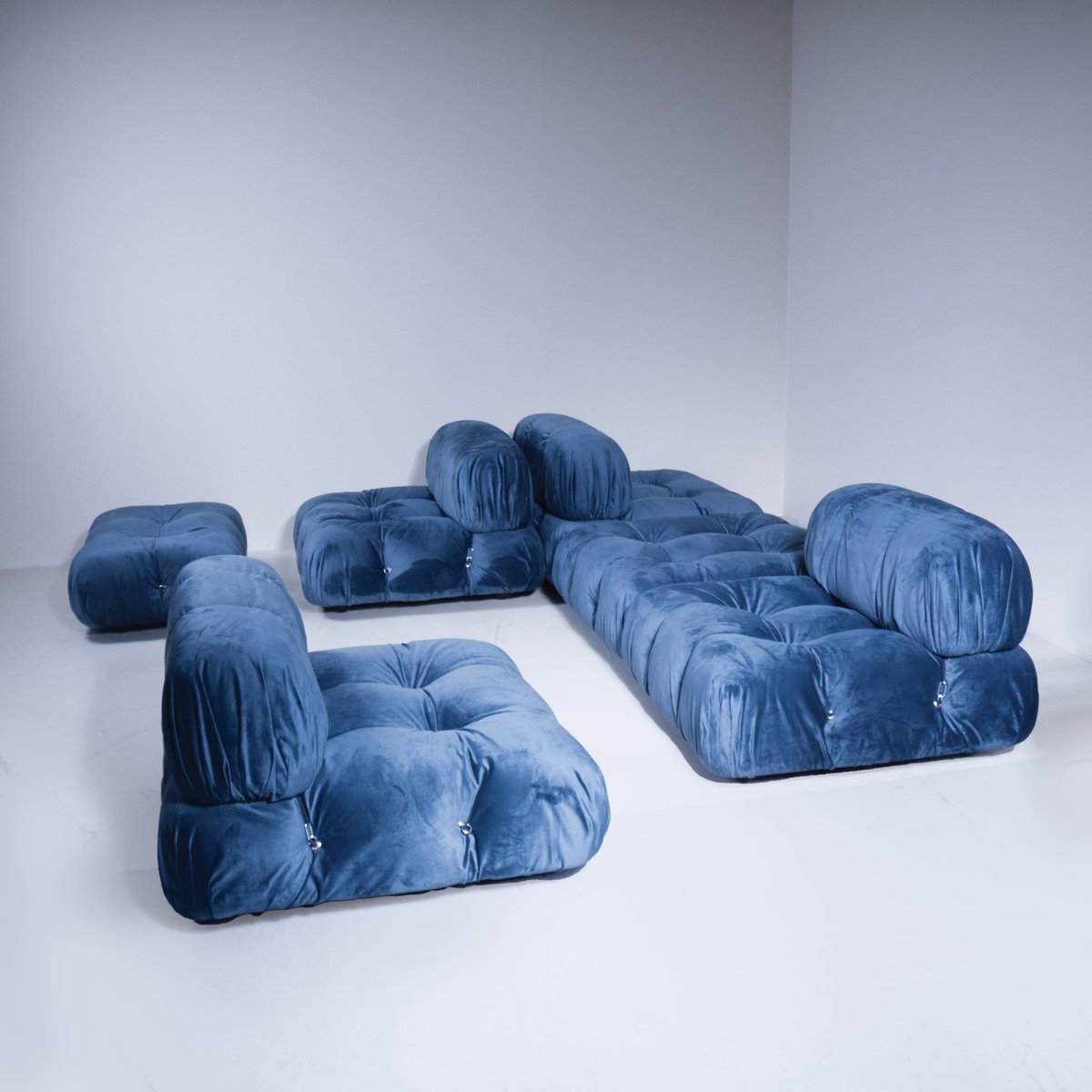 Canap Camaleonda Par Mario Bellini Pour Cassina 1970 Set De 6 En Canap Camaleonda Par Mario Bellini Pour Cassina 1970 Set De 6 En