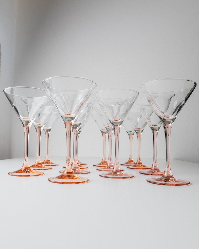 Vintage French Luminarc Martini Glasses main image 1