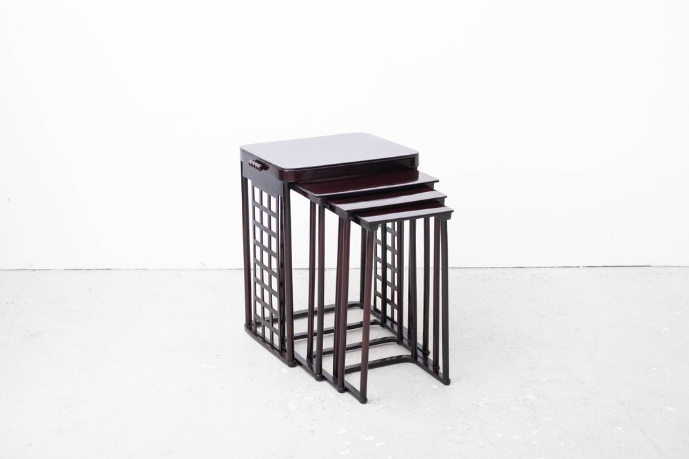 Secessionistic Model 988 Nesting Tables by Prof. Josef Hoffmann for ...